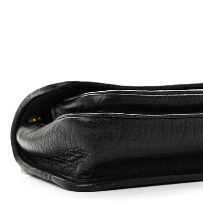 Saint Laurent Grained Lambskin Monogram Mini Niki Chain Satchel Black 8 of 9