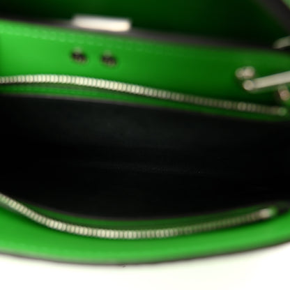 Fendi Cuoio Romano Vitello Cover Bi-Color Peekaboo I See U X Cross Satchel Tomatillo 5 of 10