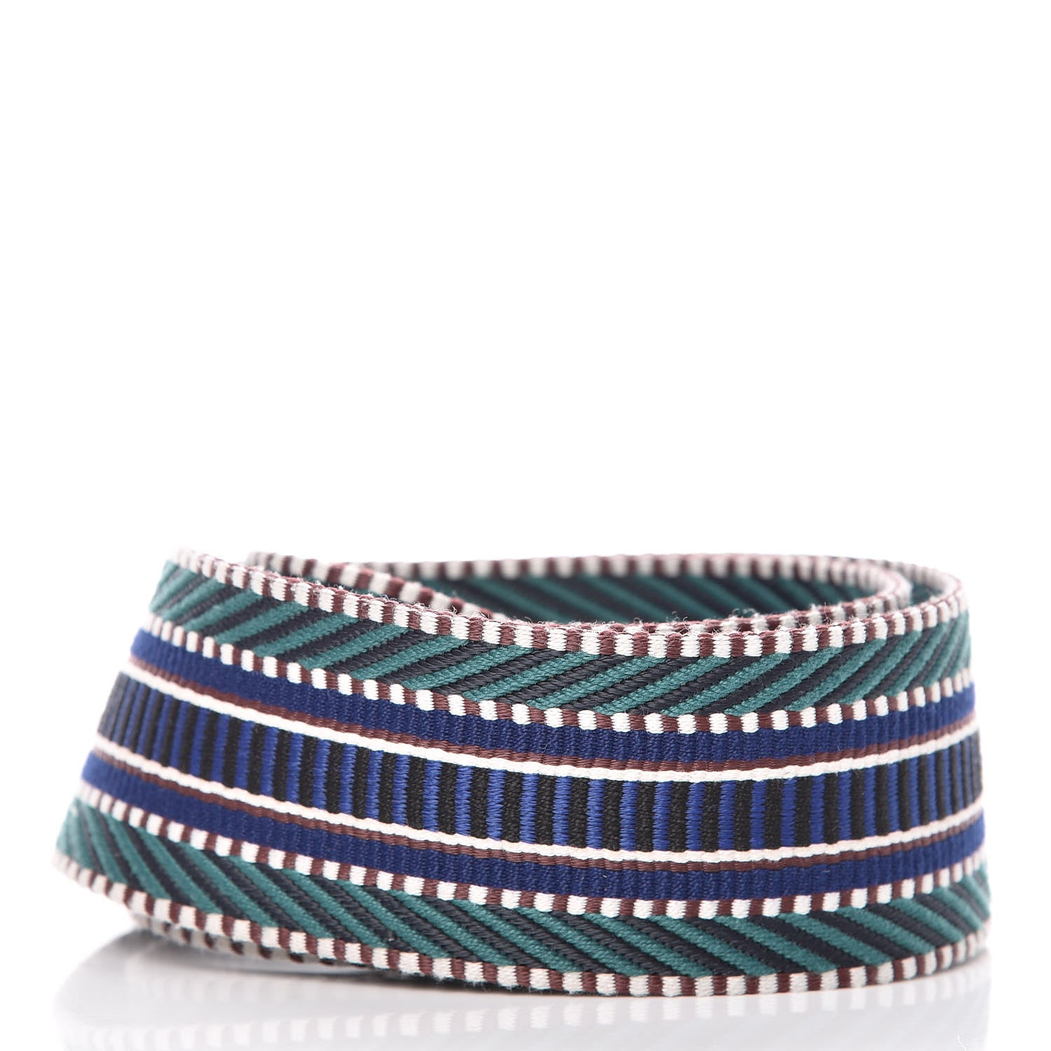 Hermes Toile Swift 50mm Sangle Cavale Shoulder Strap Malachite Bleu Electrique Black 2 of 5