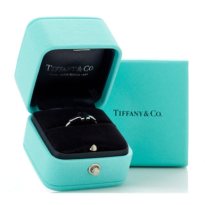 Tiffany 18K White Gold T Wire Ring 52 6 5 of 5