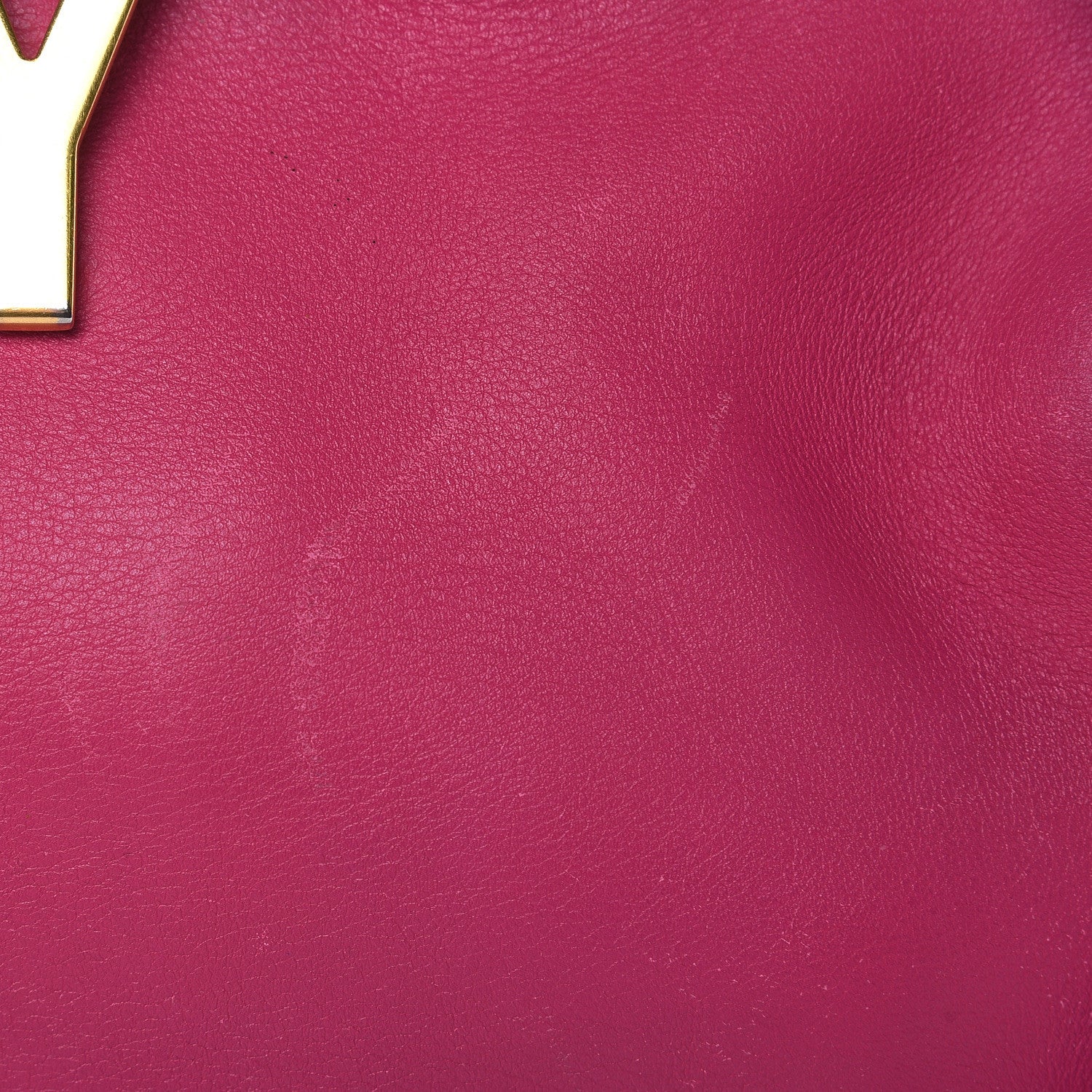 Saint Laurent Calfskin Small Classic Y Cabas Fuchsia 15 of 20