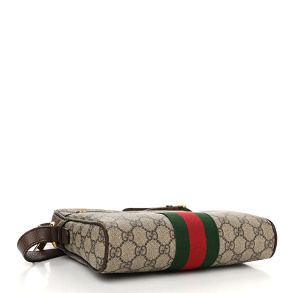 Gucci GG Supreme Monogram Web Small Ophidia Messenger Bag Brown 4 of 15