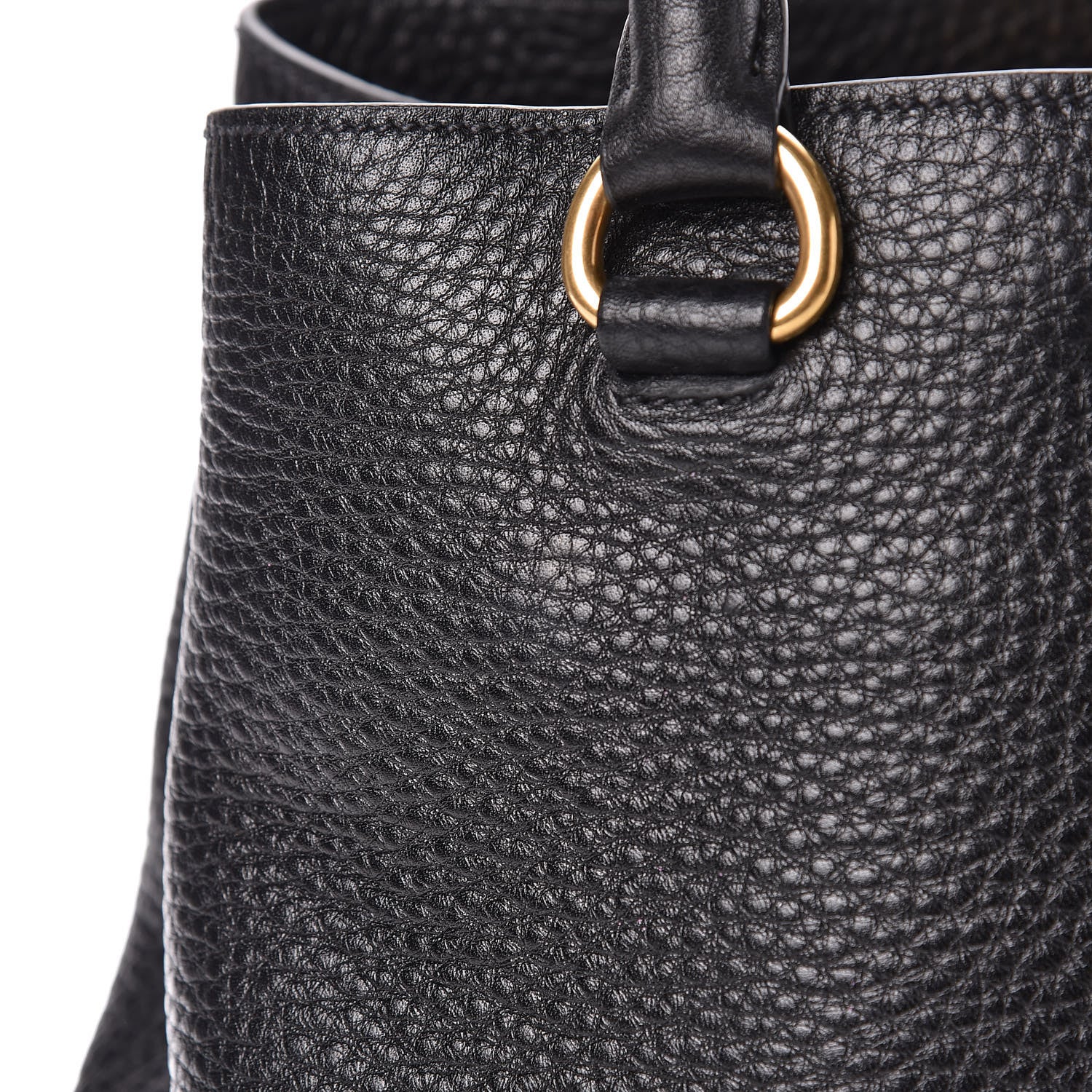 Prada Vitello Phenix Tote Black 8 of 12