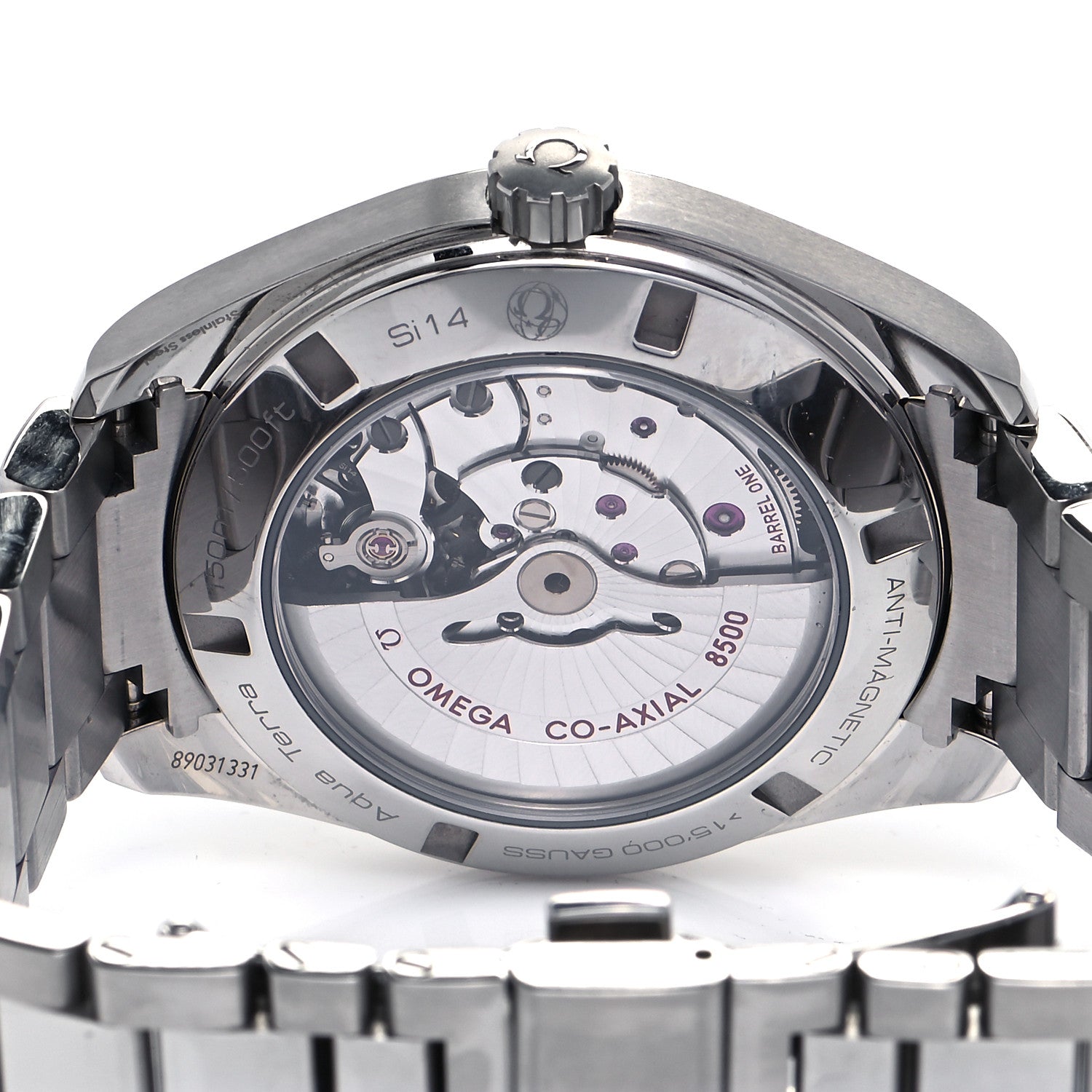 Omega Stainless Steel 42mm Seamaster Aqua Terra Master Co-axial Automatic Watch Blue 231.10.39.21.03.002 4 of 4