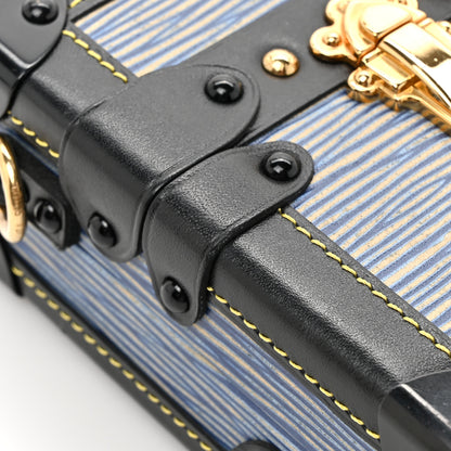 Louis Vuitton Epi Petite Malle Denim Light 14 of 18