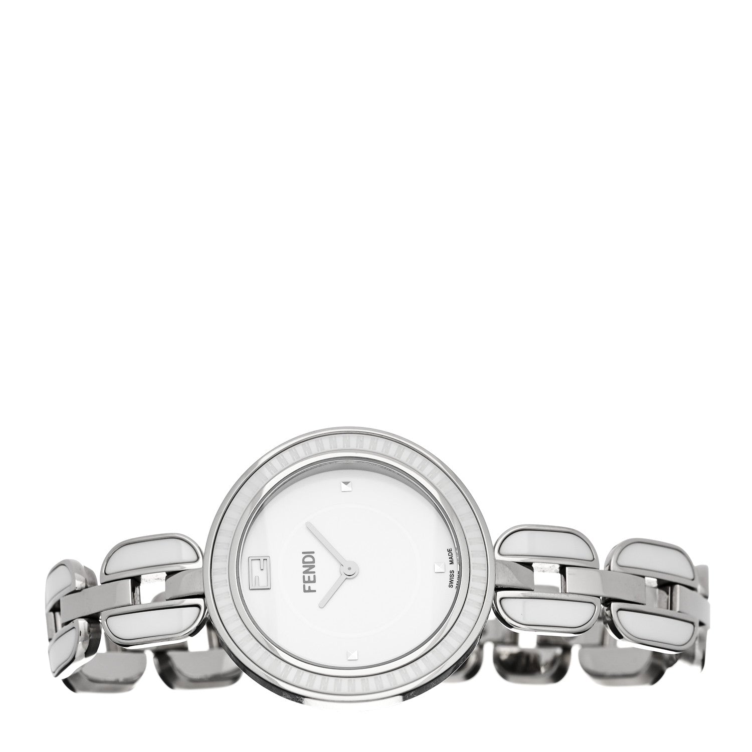 Fendi Stainless Steel 36mm My Way Quartz Watch White 2 of 5
