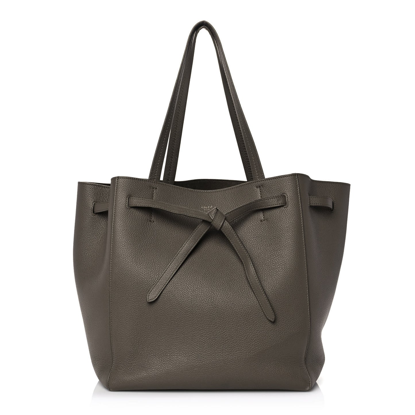 Soft Grained Calfskin Small Belt Cabas Phantom Taupe