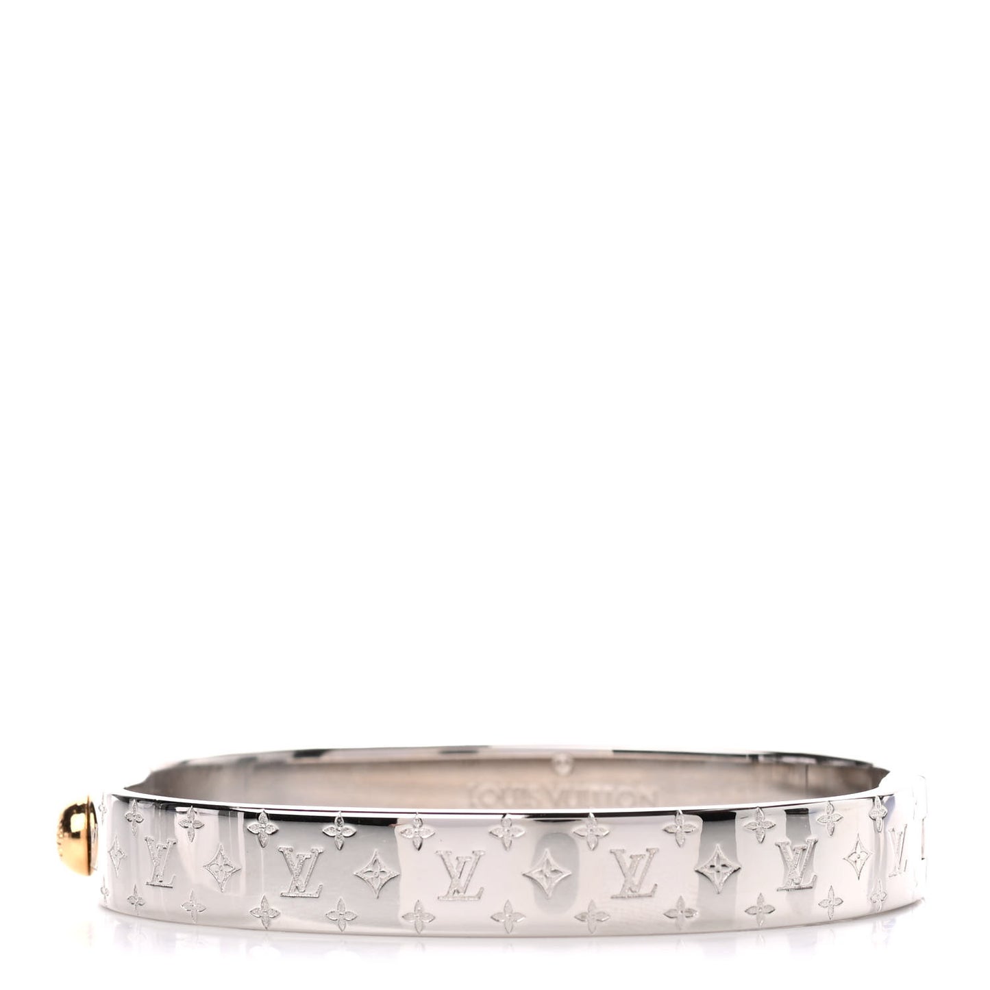 Palladium Monogram Nanogram Cuff M