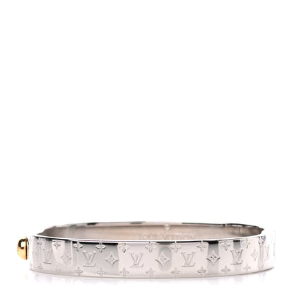 Louis Vuitton Palladium Monogram Nanogram Cuff M 1 of 4