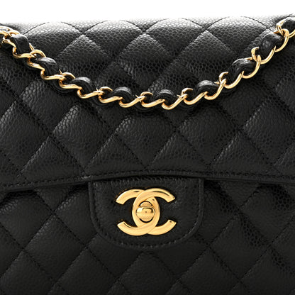 Chanel Caviar Quilted Small Double Flap Black 8 of 10