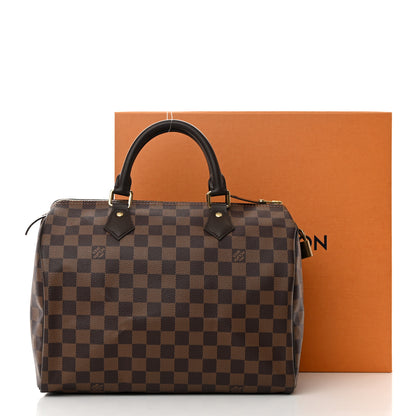Louis Vuitton Damier Ebene Speedy 30 13 of 13