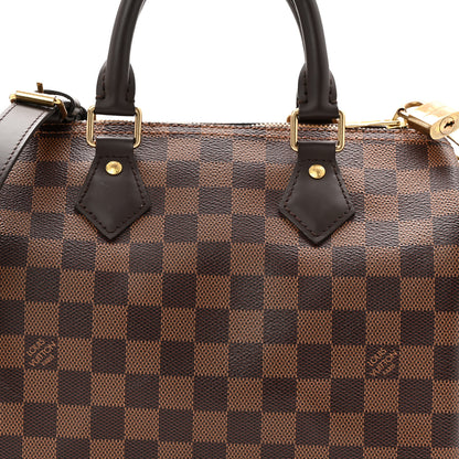 Louis Vuitton Damier Ebene Speedy Bandouliere 25 8 of 10
