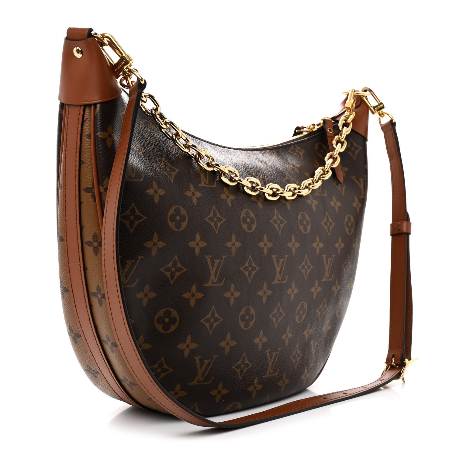Louis Vuitton Reverse Monogram Loop Hobo 3 of 9