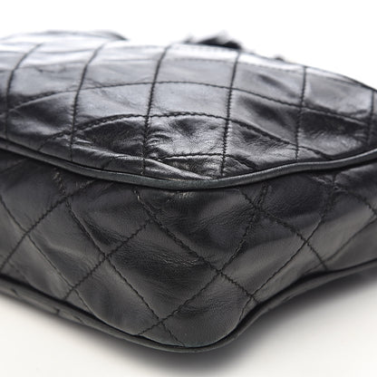 Chanel Lambskin Quilted CC Tassel Camera Case Black 11 of 16