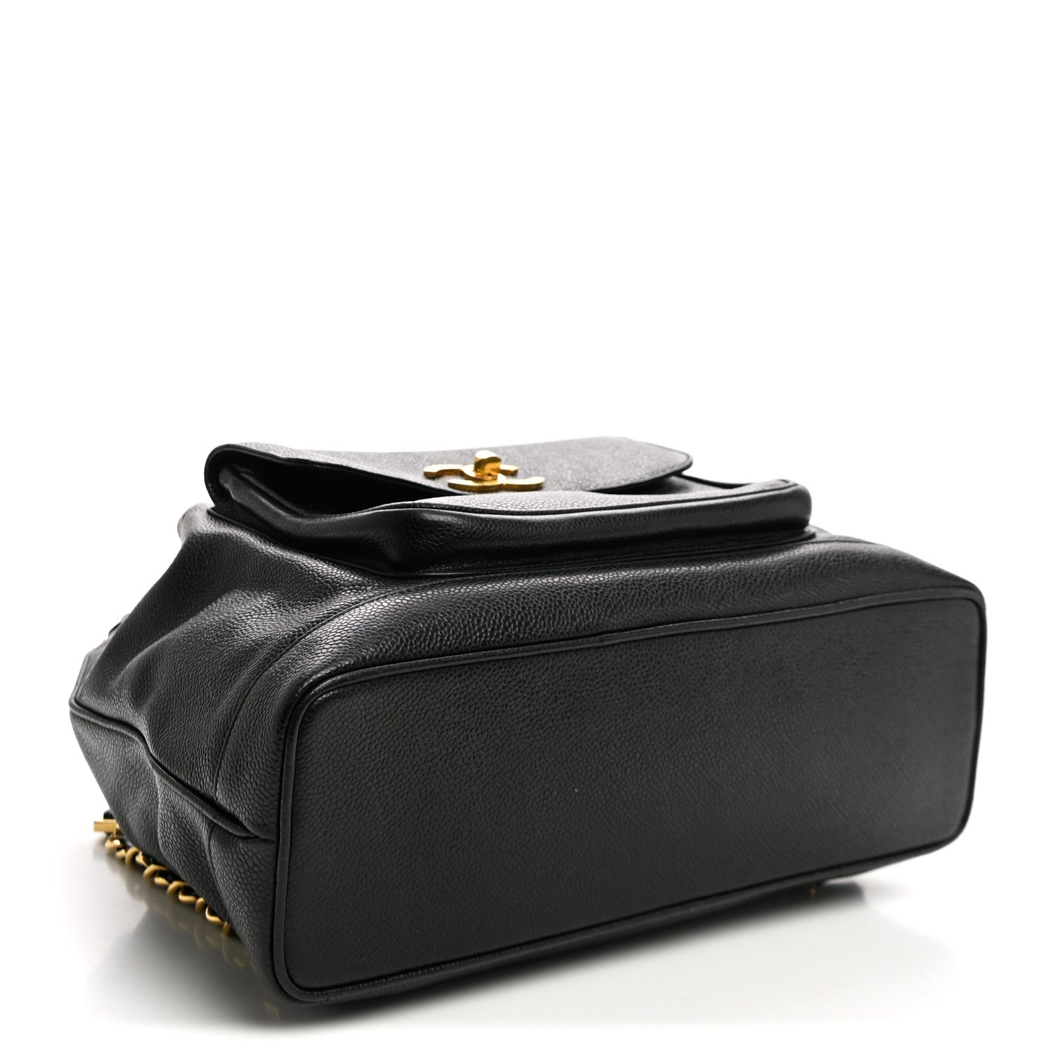 Chanel Caviar Drawstring Backpack Bag Black 4 of 10