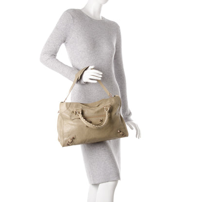 Balenciaga Agneau Giant 12 Rose Gold Hardware City Latte Beige 2 of 8