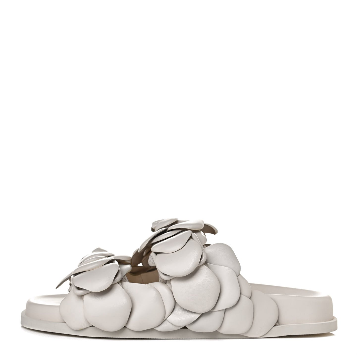 Kidskin Atelier 03 Rose Edition Double Buckle Slide Sandals 37 Avorio