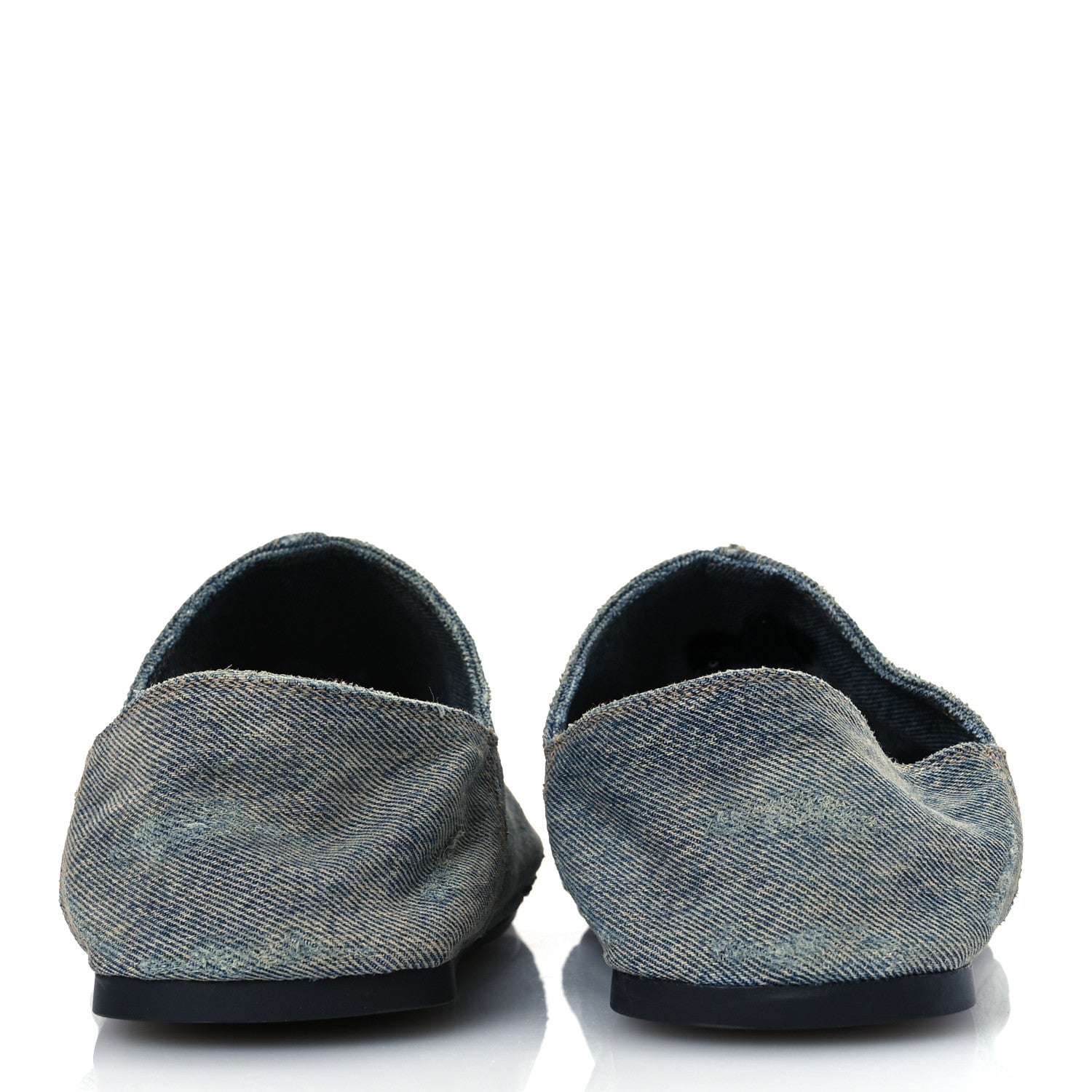 Balenciaga Calfskin Denim Babouche Mules 39 6 of 10