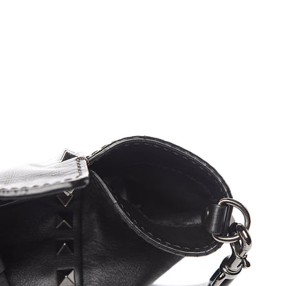 Valentino Garavani Vitello Small Rockstud Tote Black 9 of 16