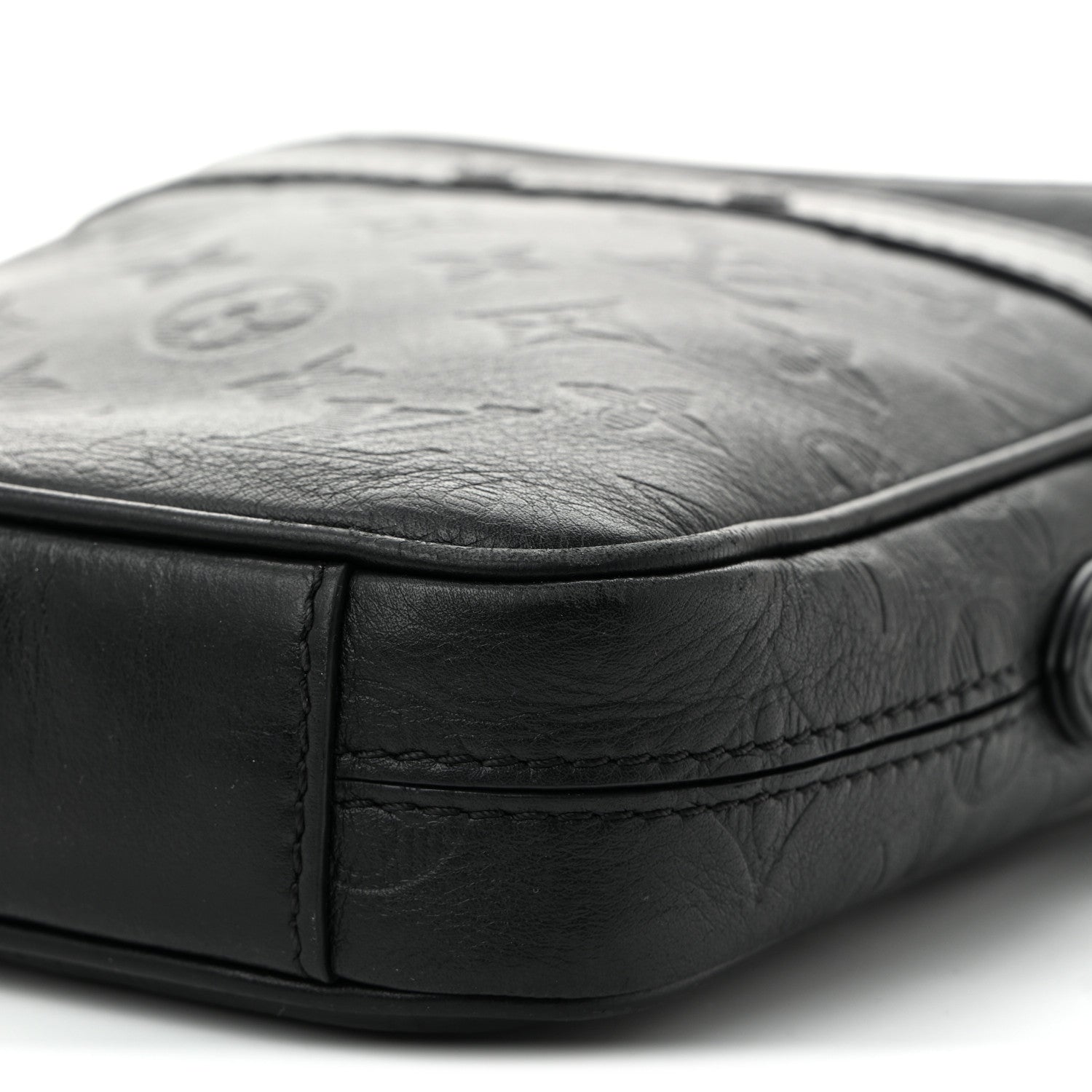 Louis Vuitton Calfskin Monogram Shadow Danube PM Black 10 of 12