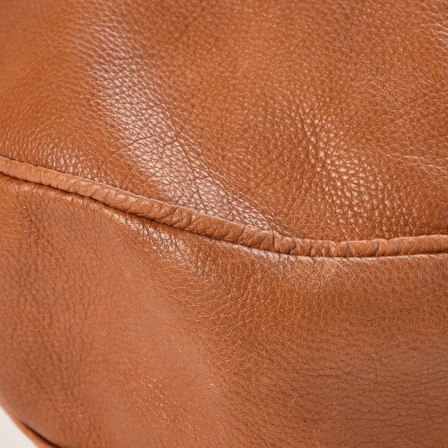 Spongy Pebbled Calfskin Mitzy Oak