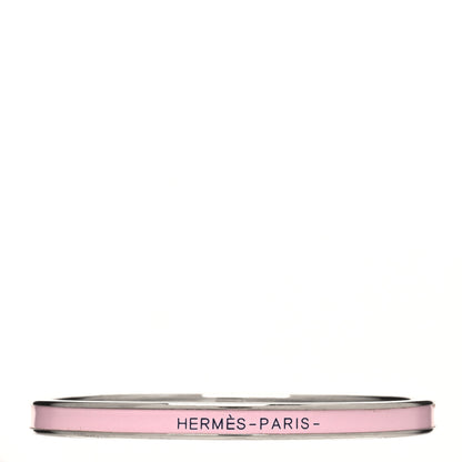 Hermes Enamel Uni Bangle 62 Rose Dragee 1 of 5