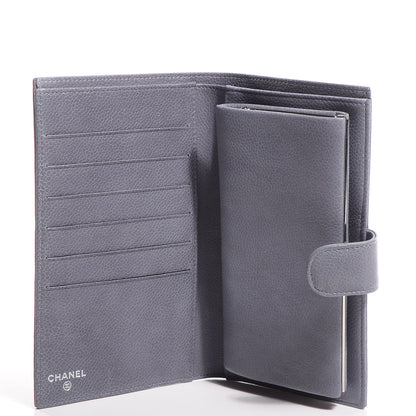 Chanel Caviar CC French Wallet Grey 6 of 9