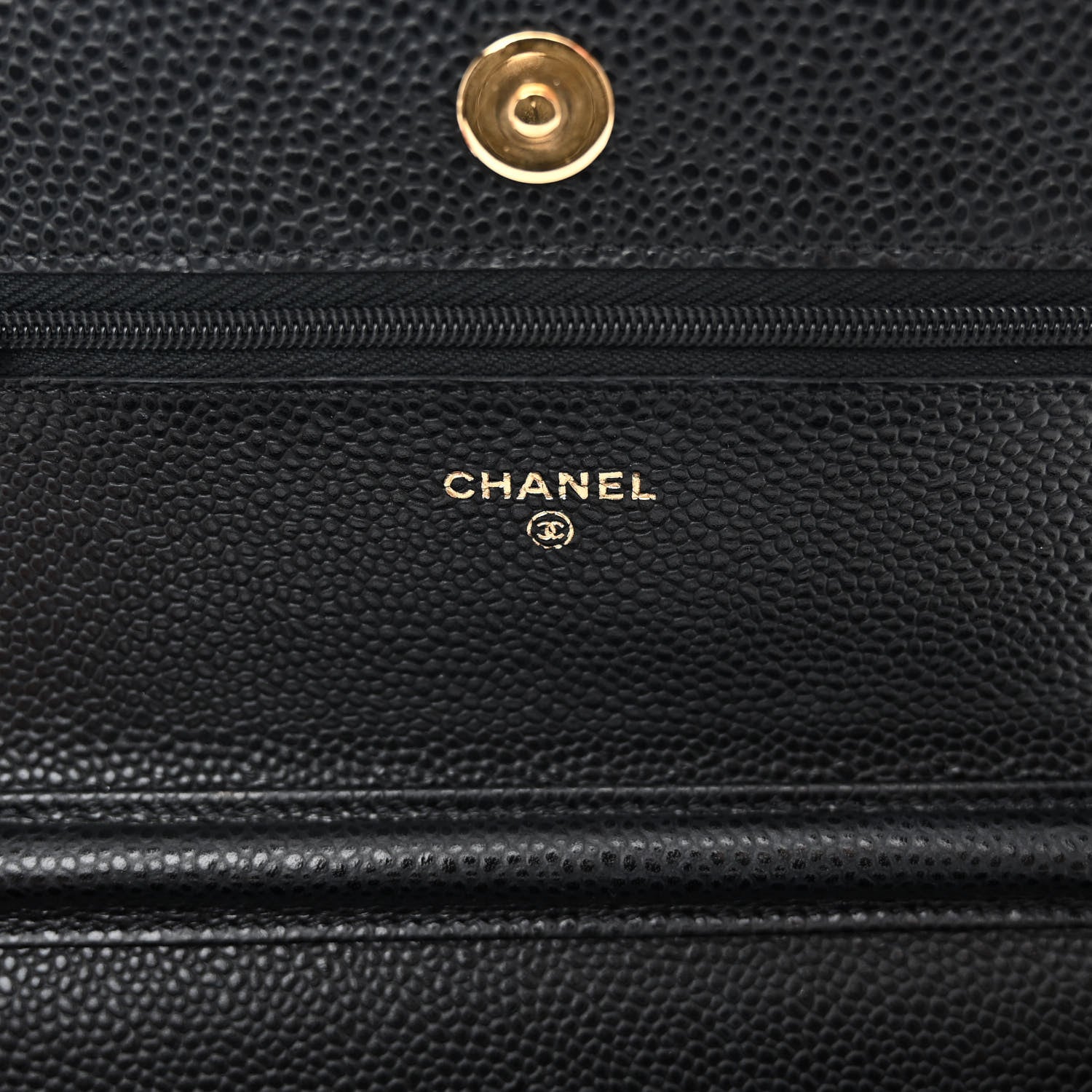 Chanel Caviar Quilted Wallet on Chain WOC Black 6 of 11
