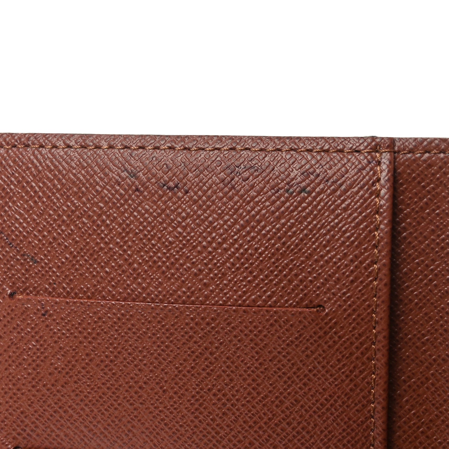 Monogram Checkbook Holder Case Wallet