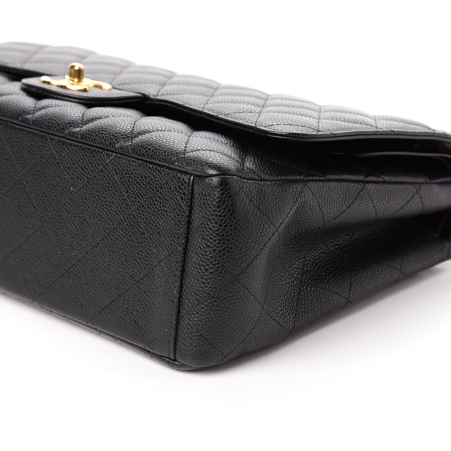 Chanel Caviar Quilted Maxi Double Flap Black 7 of 10