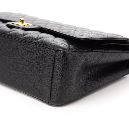 Chanel Caviar Quilted Maxi Double Flap Black 7 of 10