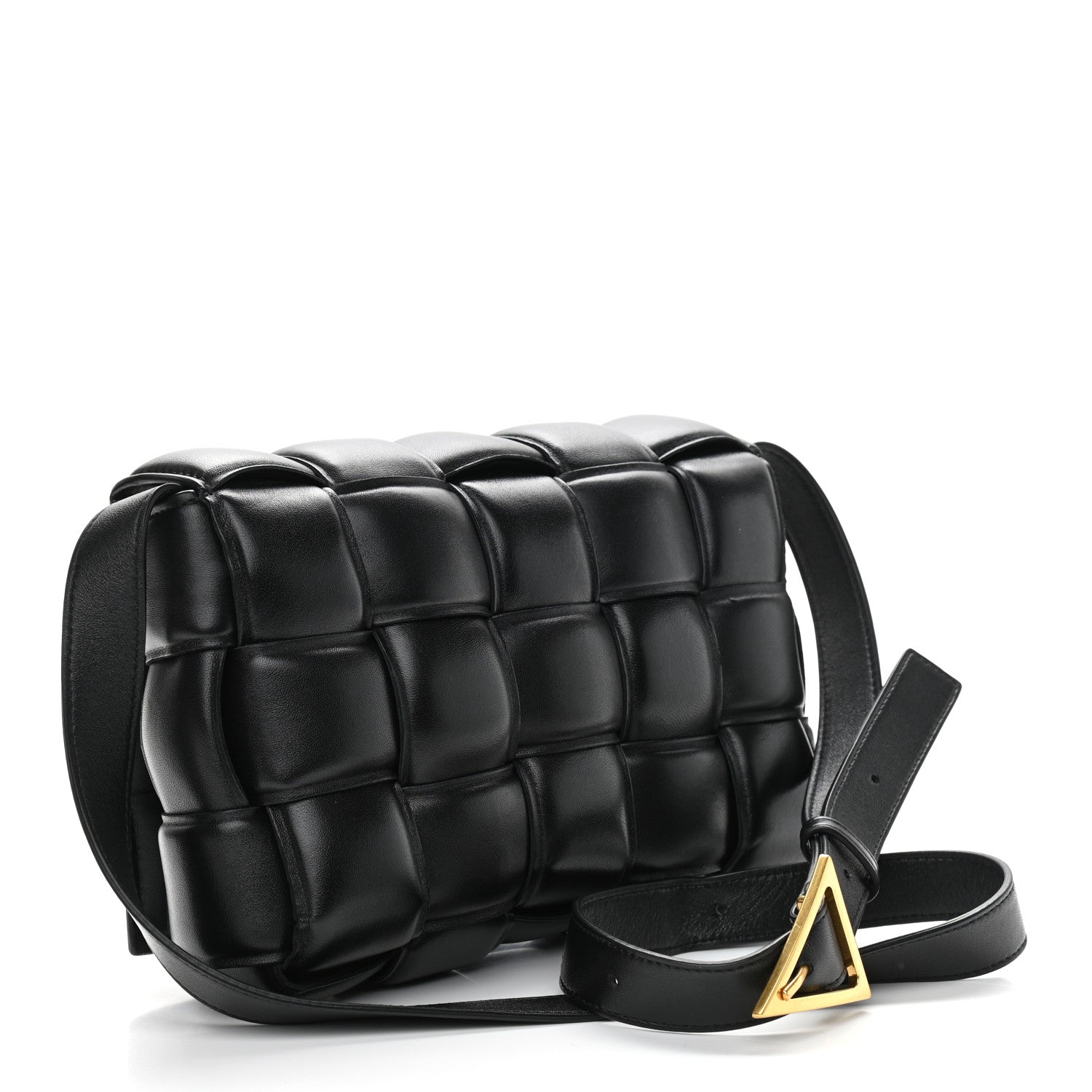 Bottega Veneta Nappa Maxi Intreccio Padded Cassette Crossbody Bag Black 3 of 13