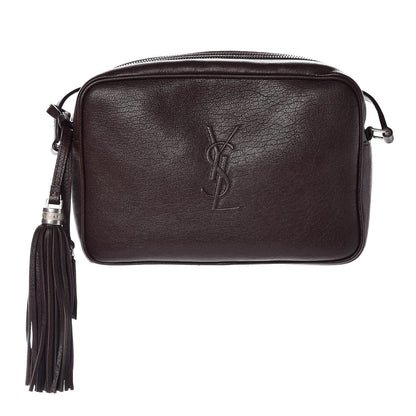 Saint Laurent Lambskin Monogram Small Lou Camera Bag Black Tulipe 1 of 7