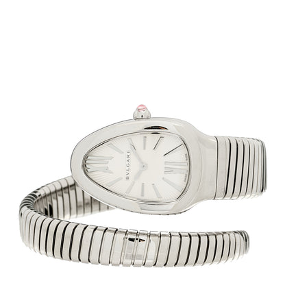Bulgari Stainless Steel 35mm Serpenti Tubogas Quartz Watch 2 of 5