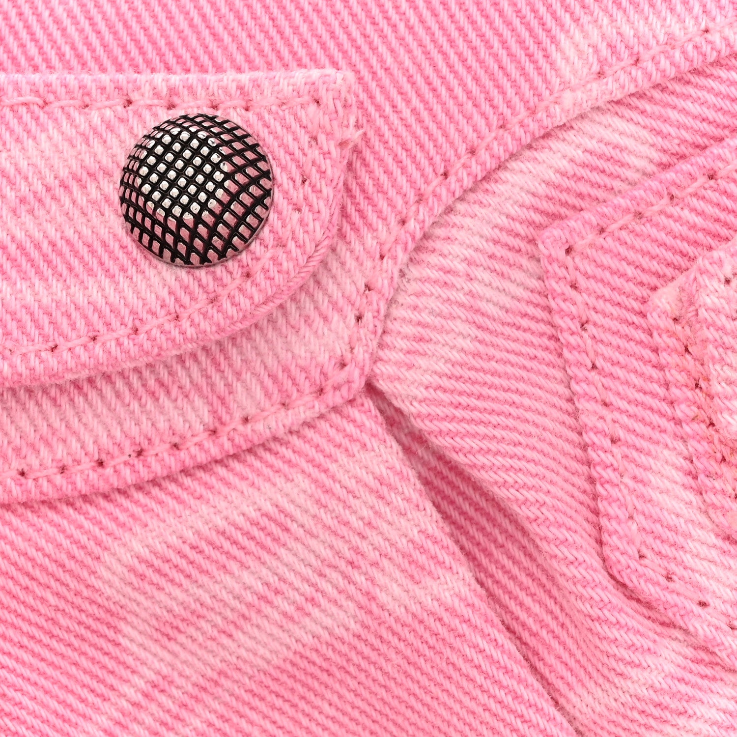 Balenciaga Denim BB Monogram Le Cagole Shoulder Bag XS Pink 8 of 11