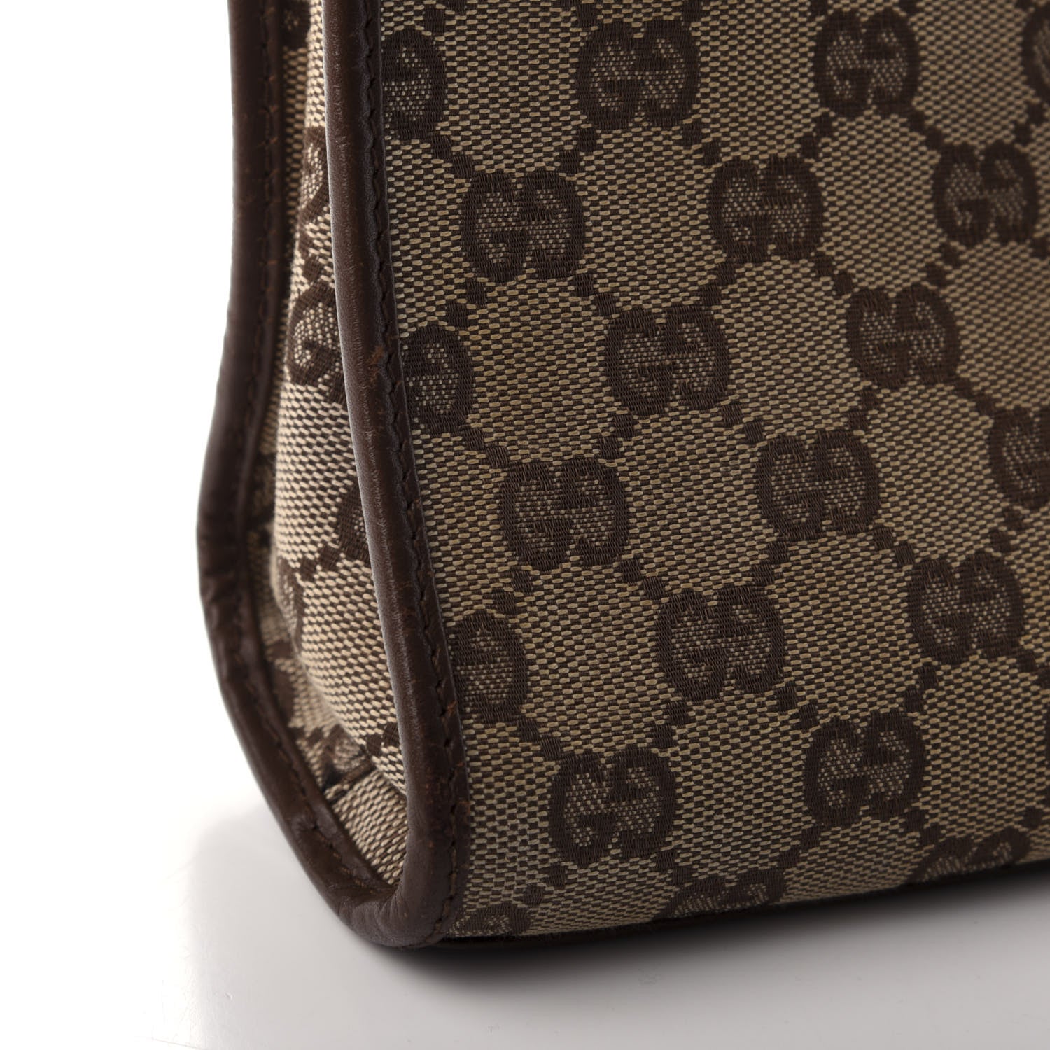 Gucci Monogram Small Bardot Bag Dark Brown 14 of 16