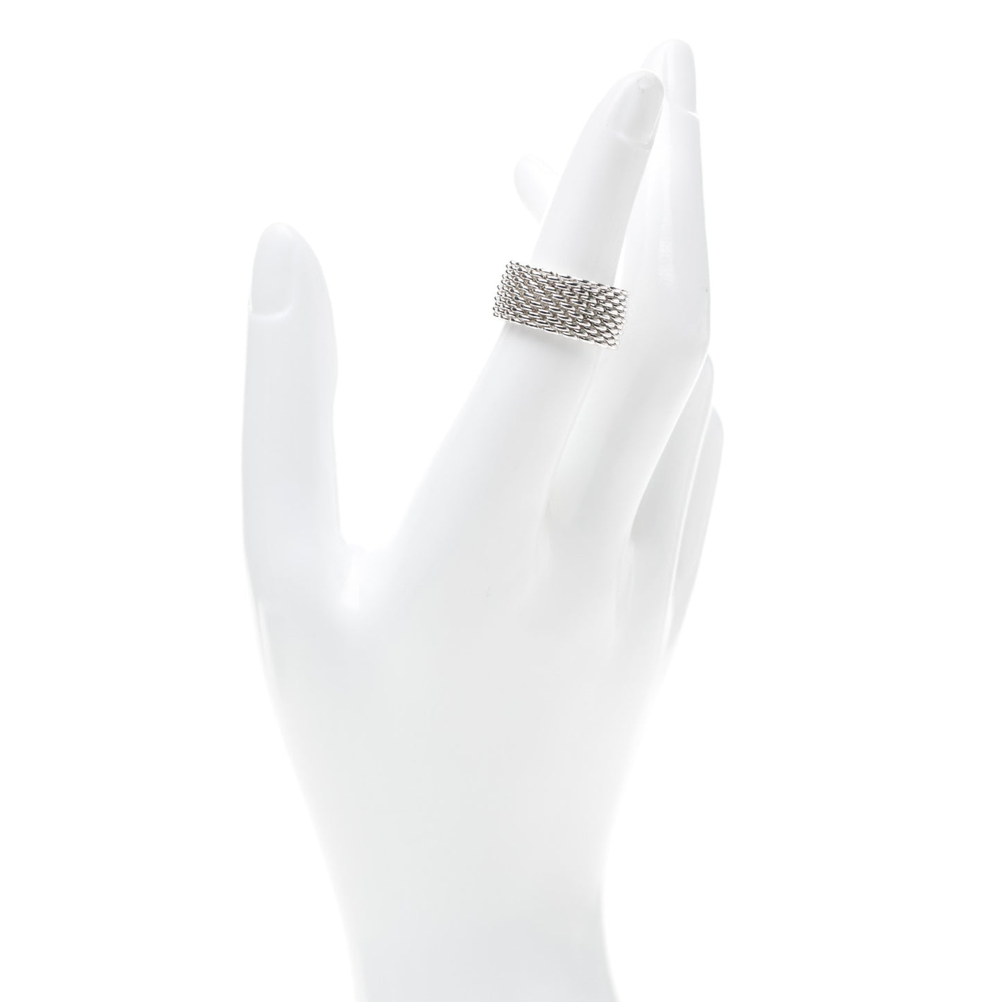 Sterling Silver Somerset Mesh Ring 49 5