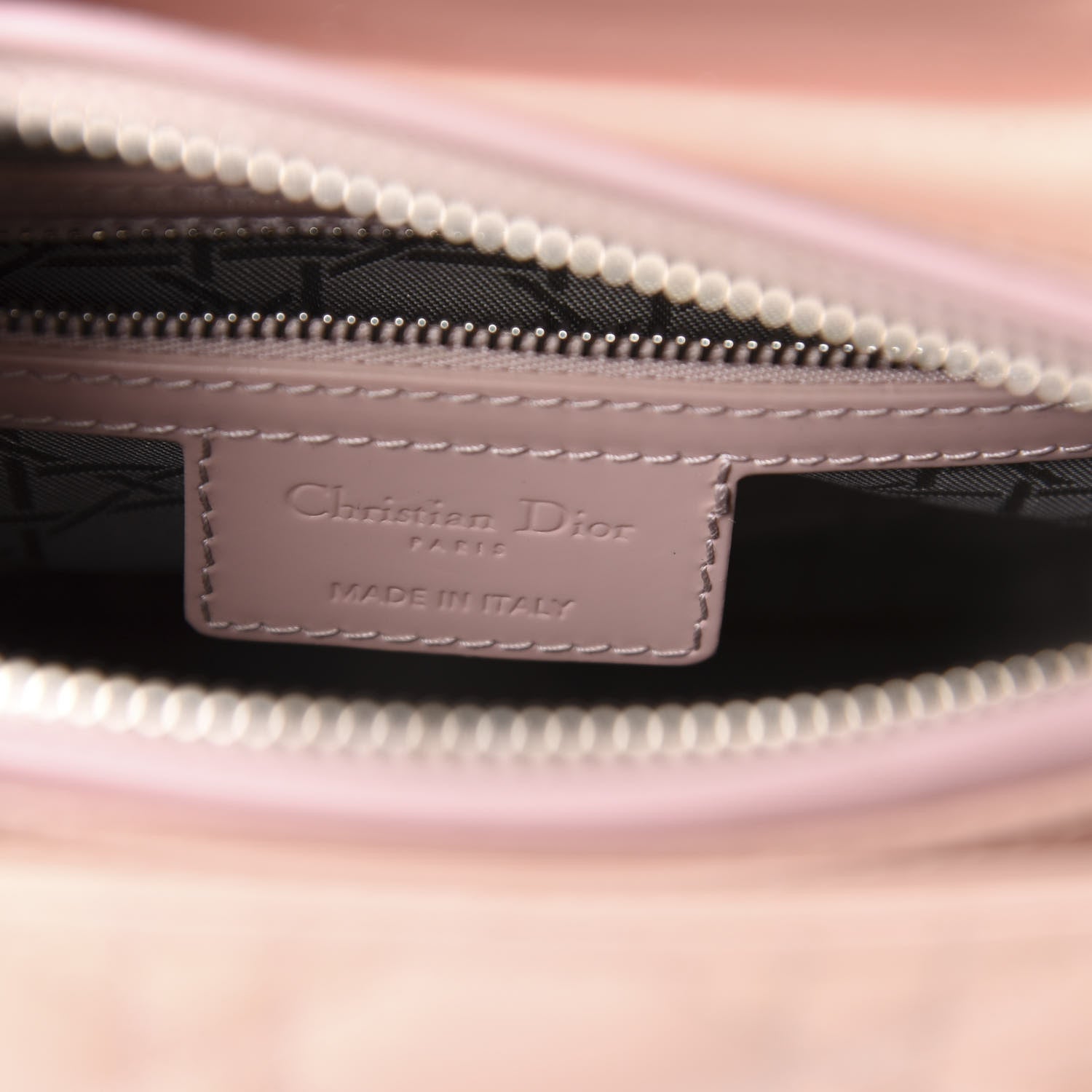 Christian Dior Patent Cannage Medium Lady Dior Rose Clair 8 of 14