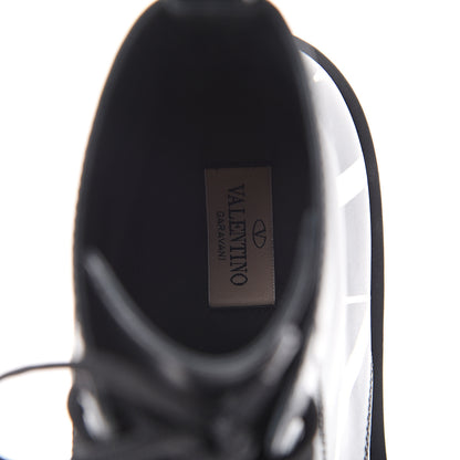 Valentino Garavani Calfskin VLTN 20mm Combat Boots 39.5 Black White 7 of 9