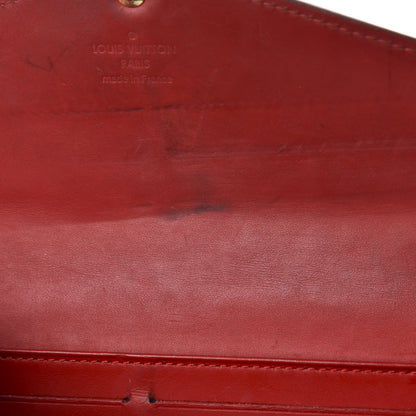 Louis Vuitton Vernis Sarah Wallet NM Cherry 9 of 15