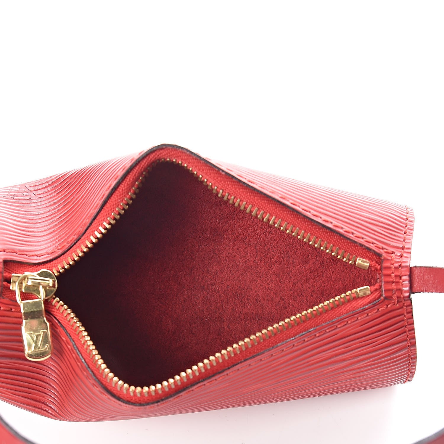 Louis Vuitton Epi Soufflot Pochette Castillan Red 5 of 6