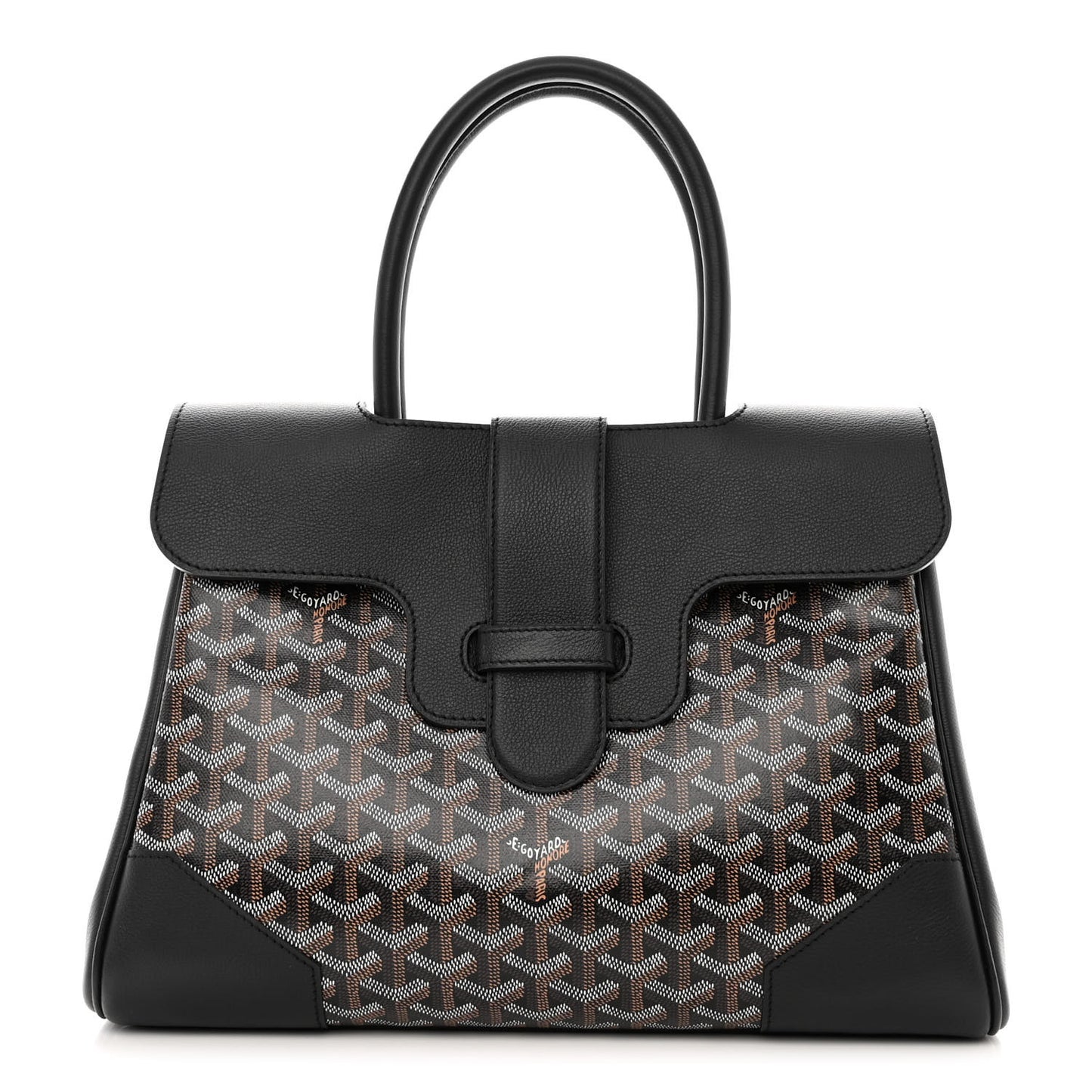 Goyardine Saigon Tote Black