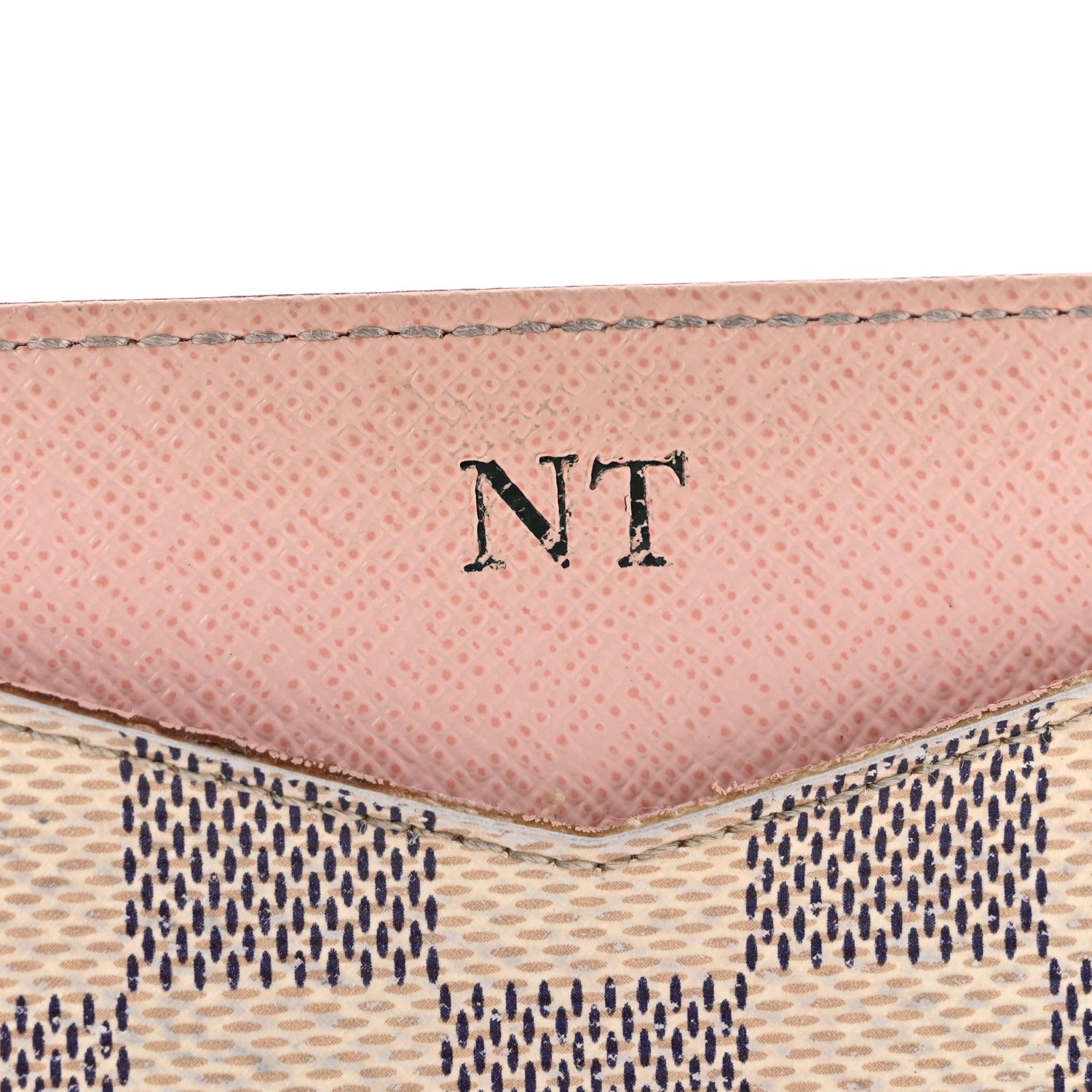 Louis Vuitton Damier Azur Daily Card Holder Rose Ballerine 10 of 13