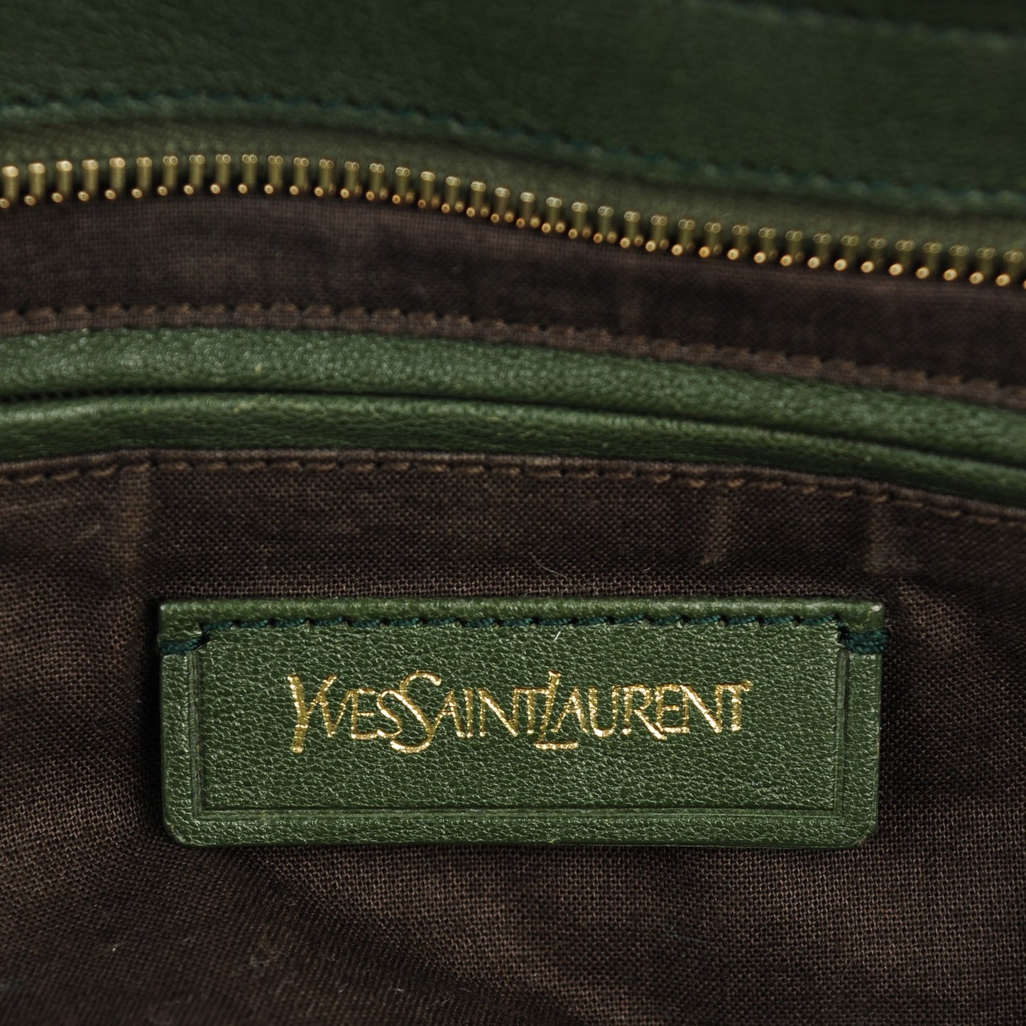 Sheepskin Large Cabas Chyc Dark Green