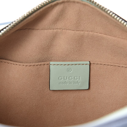 Gucci Calfskin Matelasse Diagonal Small GG Marmont Chain Shoulder Bag Multicolor Pastel 9 of 11