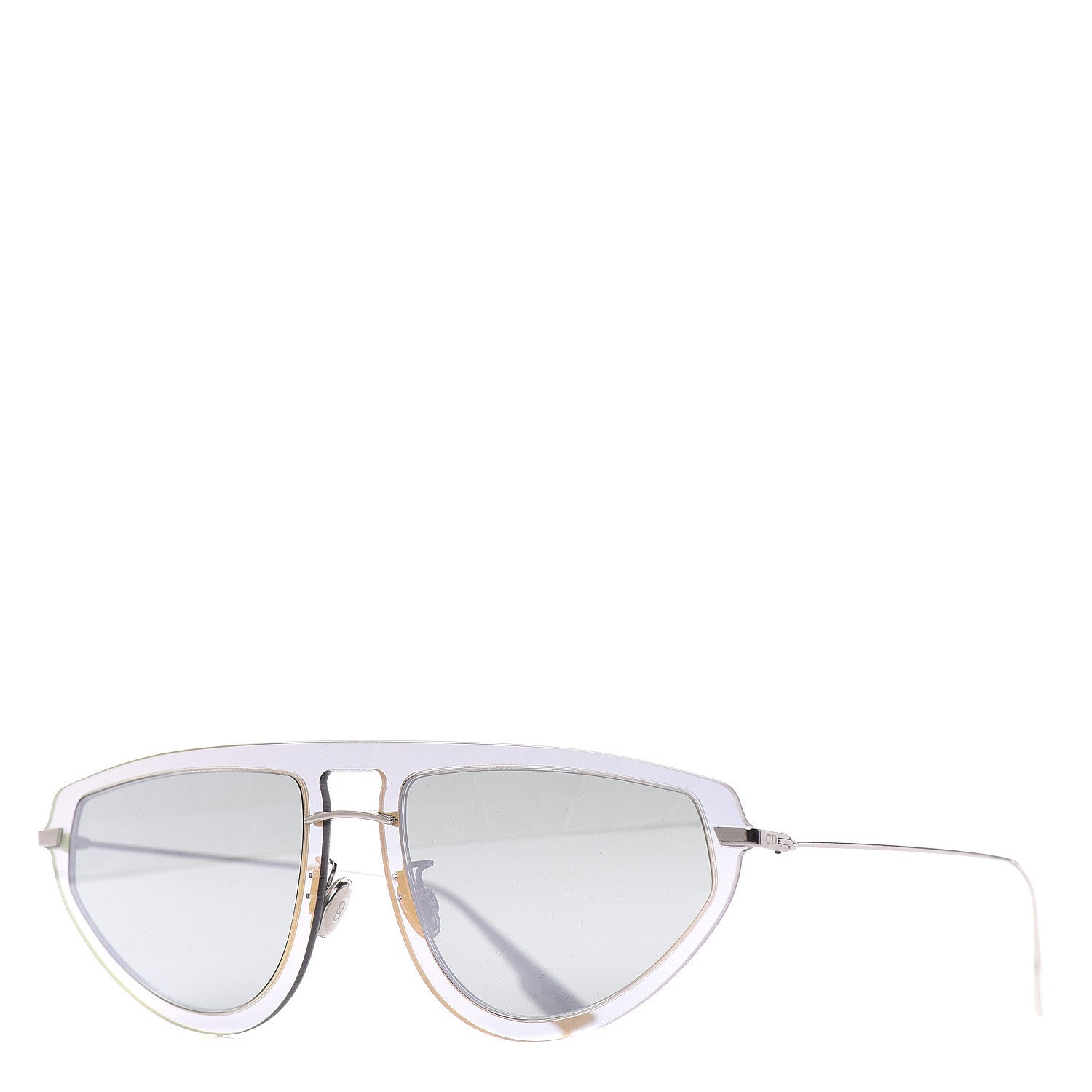 Christian Dior Metallic Ultime 2 Sunglasses Silver Grey 1 of 6