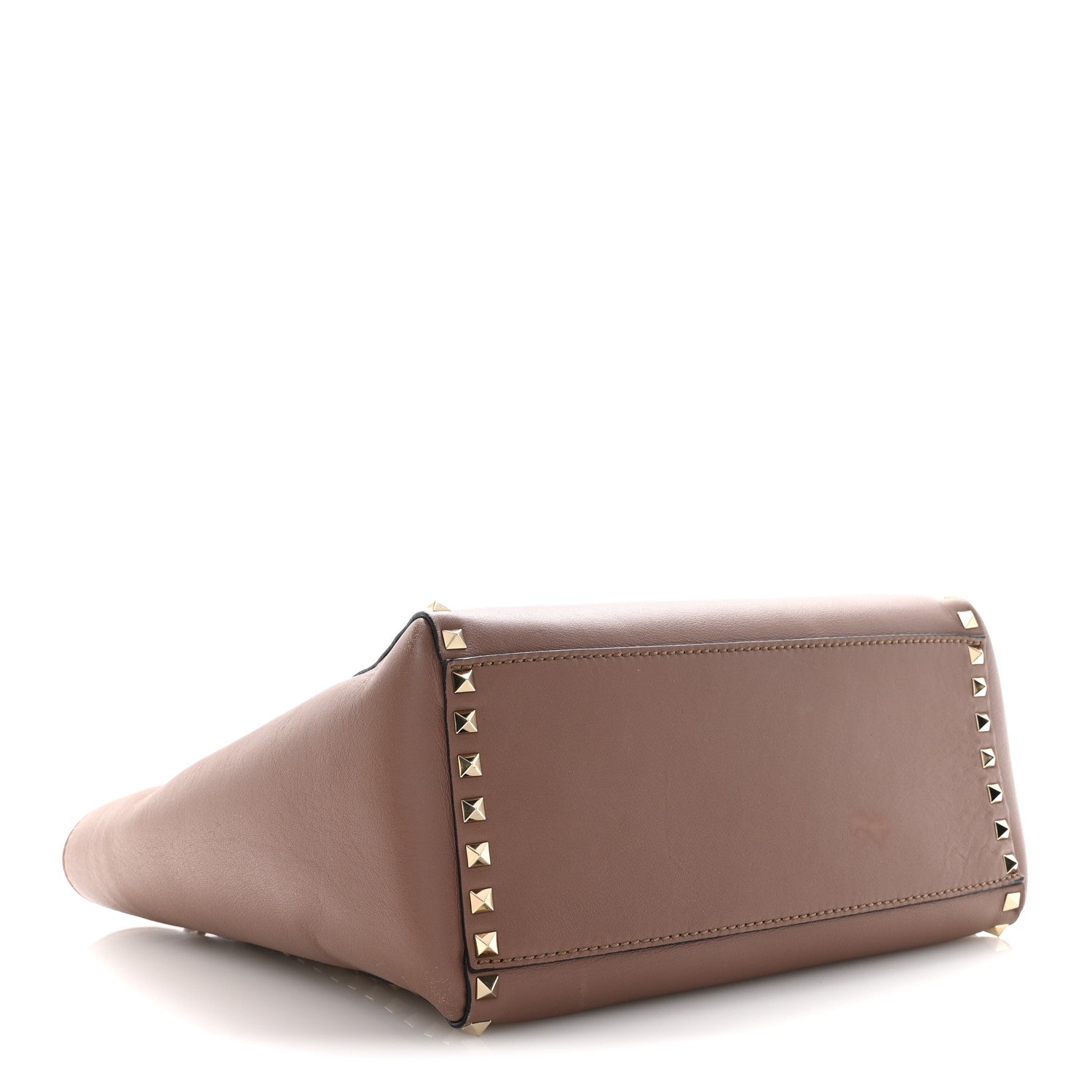 Valentino Garavani Vitello Small Rockstud Double Handle Tote Antique Rose 4 of 15