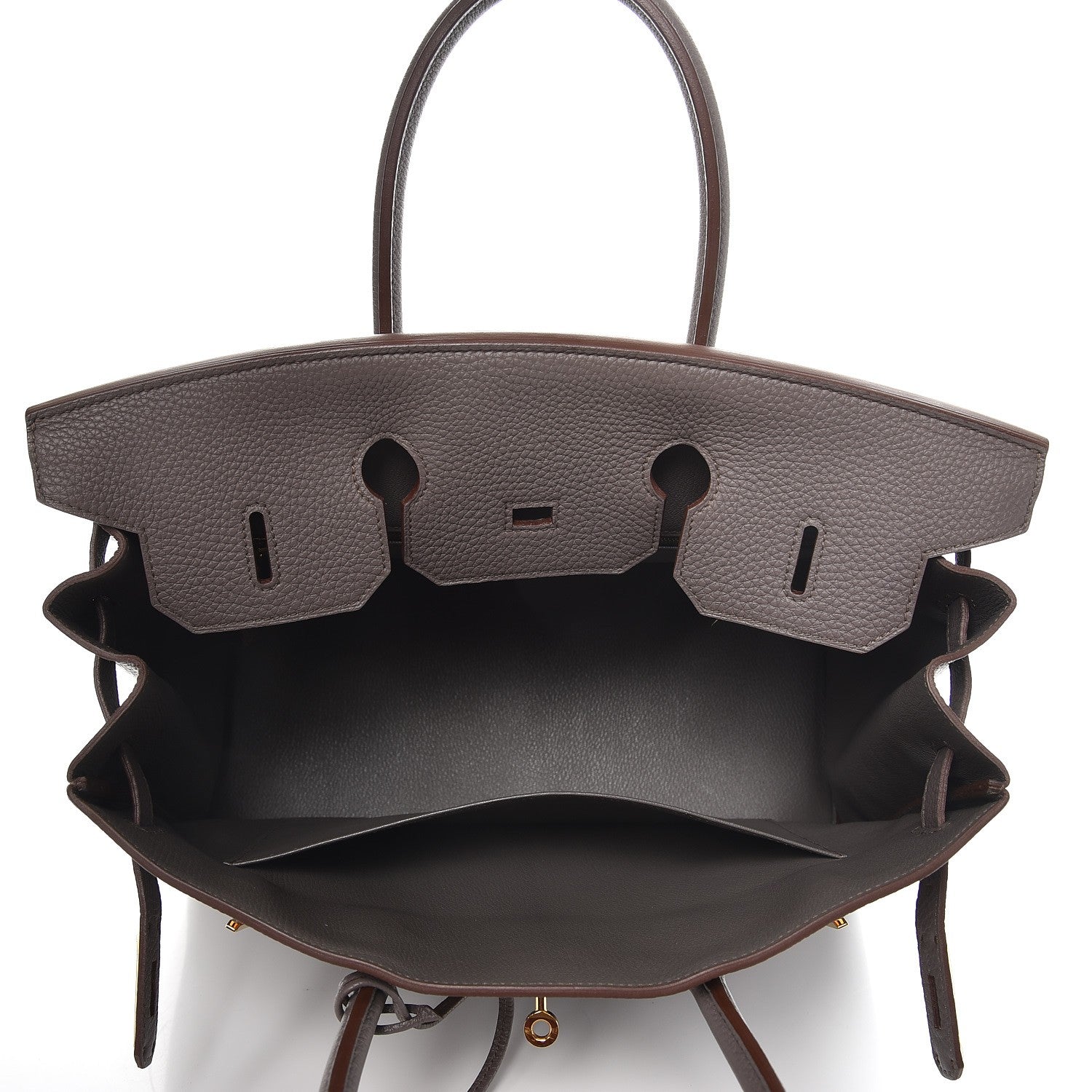 Hermes Togo Birkin 35 Etain 8 of 33