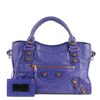 Balenciaga Agneau Giant 21 Rose Gold Hardware City Bleu Lavande 1 of 8