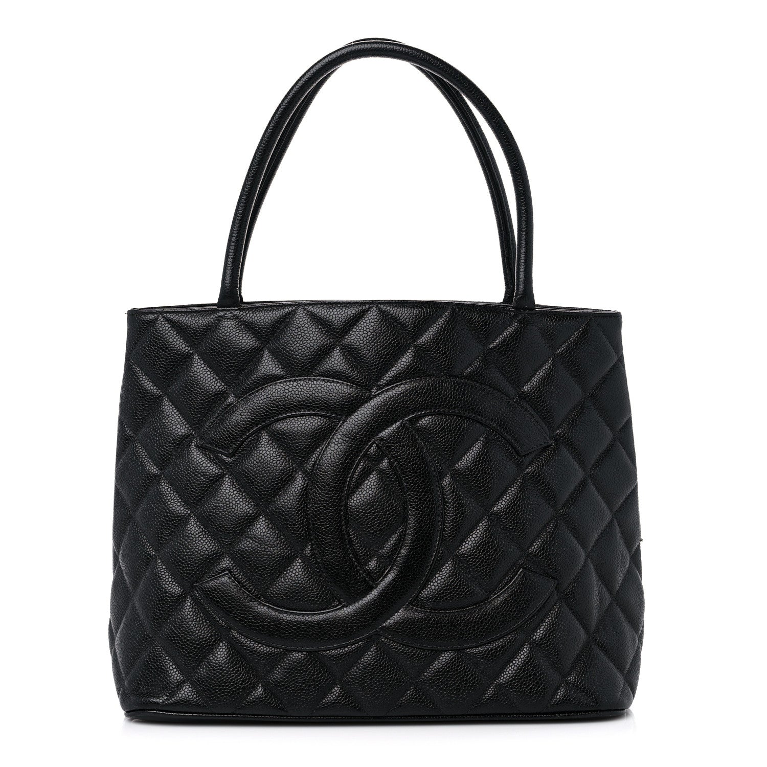 Chanel Caviar Quilted Medallion Tote Black 1 of 15